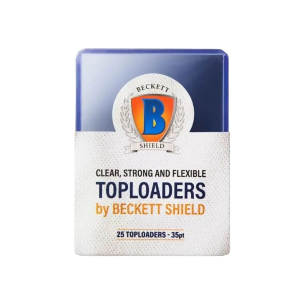 25 Toploaders Beckett Shield Standard Size