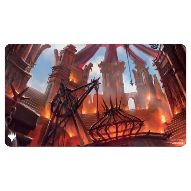 Ultra Pro - Magic - The Gathering - Ravnica Remastered - Tapis de jeu Culte de Rakdos Crypte de sang (60 x 34 cm)