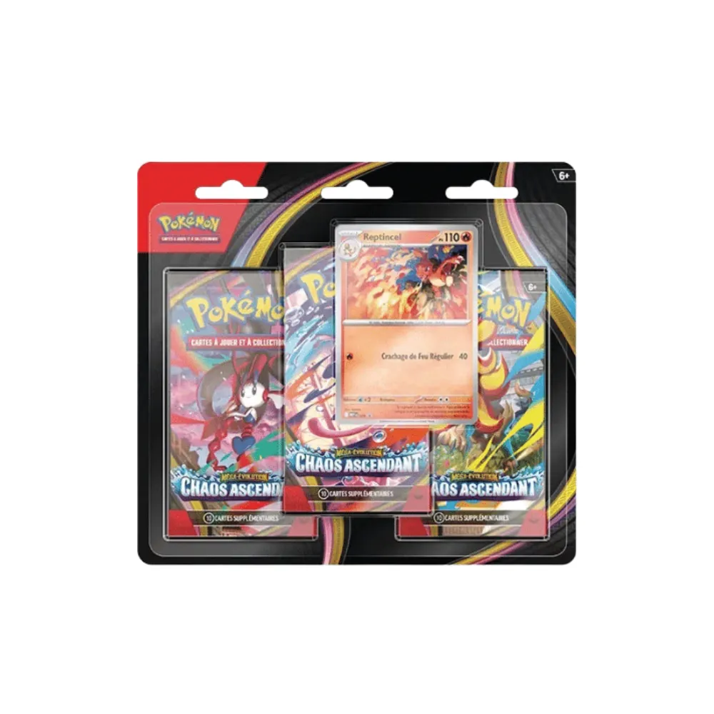 Pokémon : Tripack Chaos Ascendant ME04 - FR