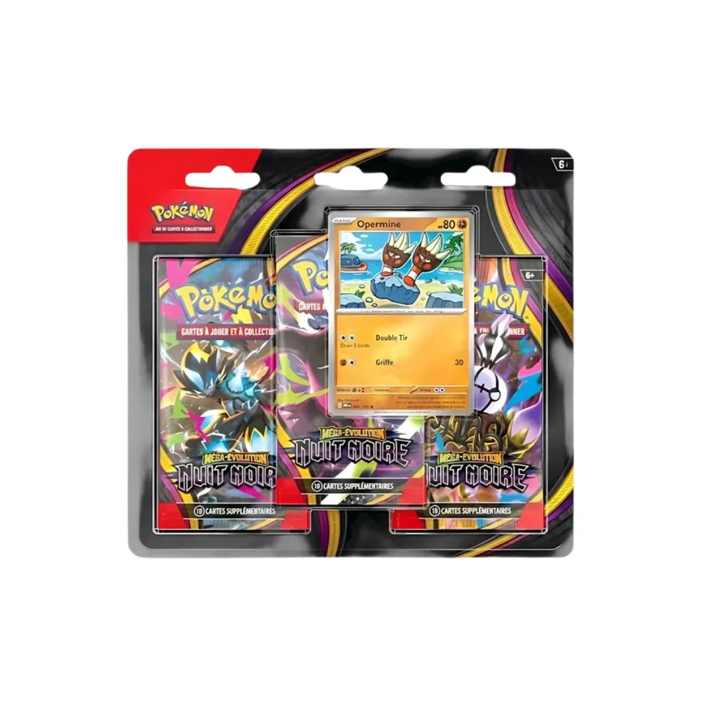 Pokémon : Tripack Nuit Noire ME05 - FR