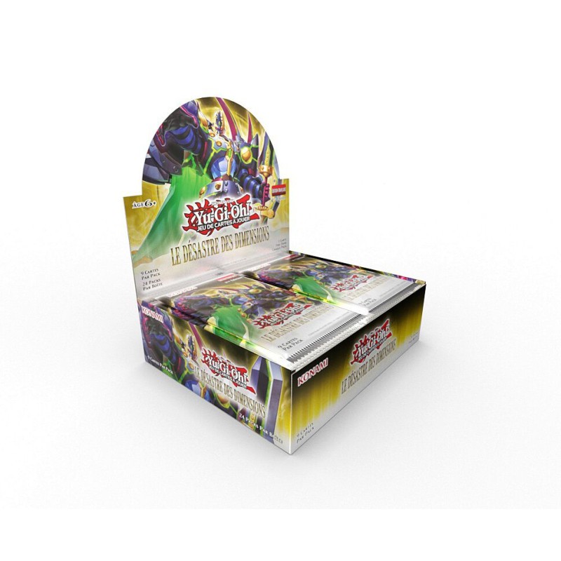 Yu-Gi-Oh! JCC - Display de Pack de Booster Le Désastre des Dimensions (24 Boosters) - FR 