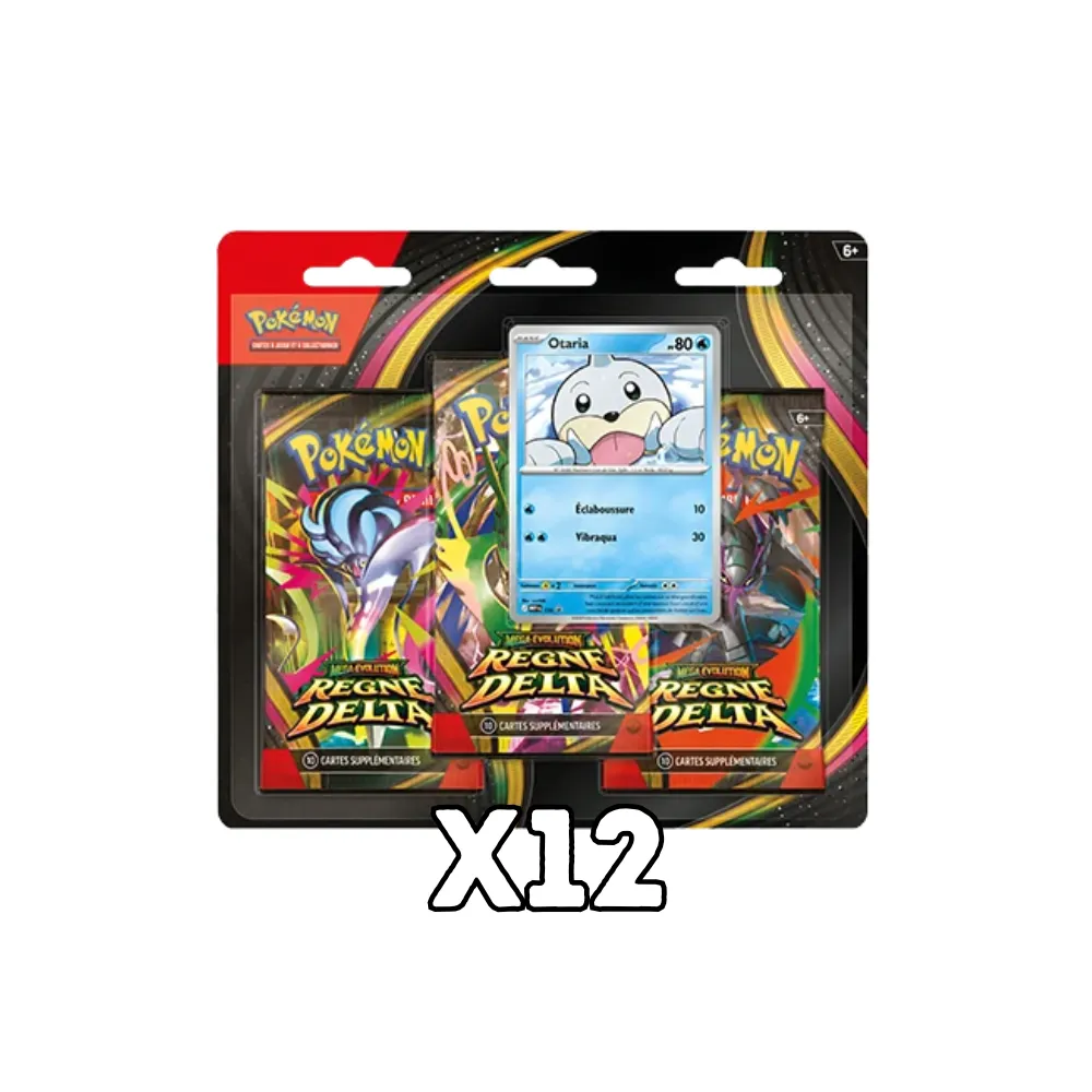 Pokémon : Caisse de Tripack Règne Delta ME06 - FR