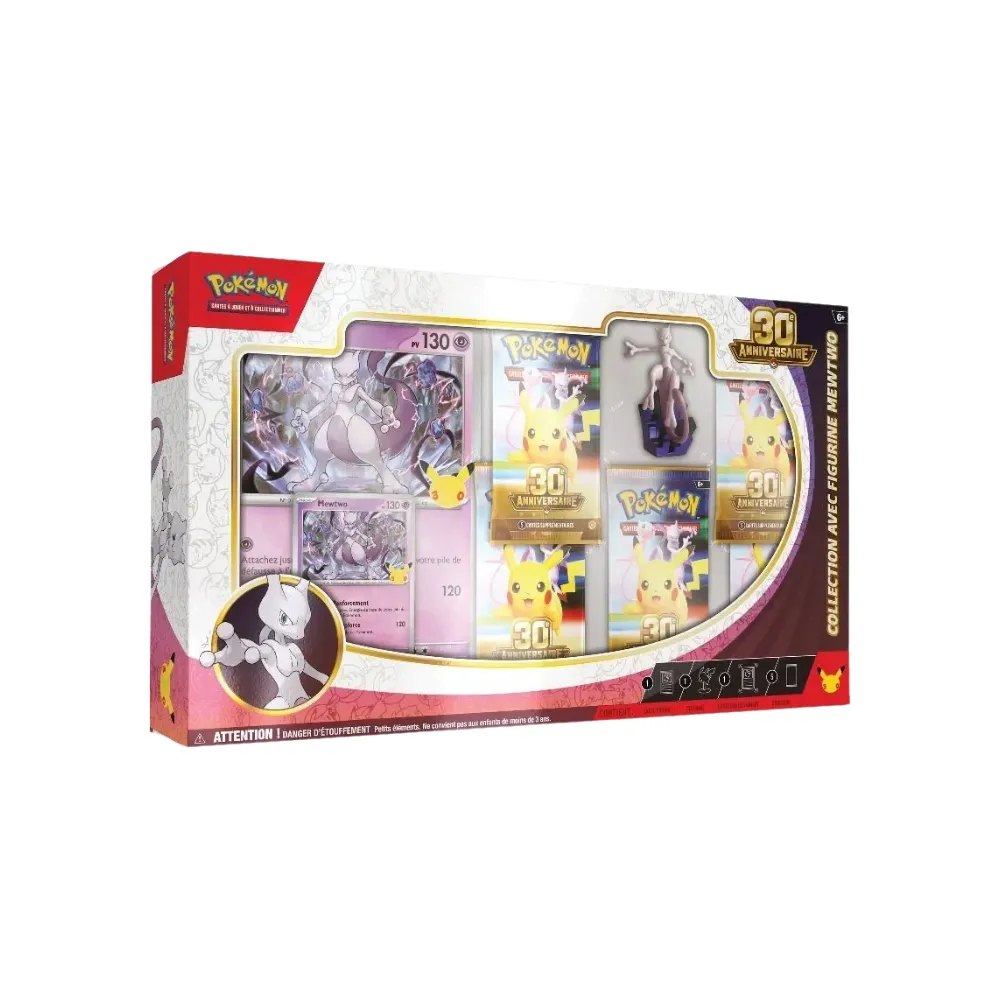 Pokémon: Coffret Collection Figurine Mewtwo 30 ans FR