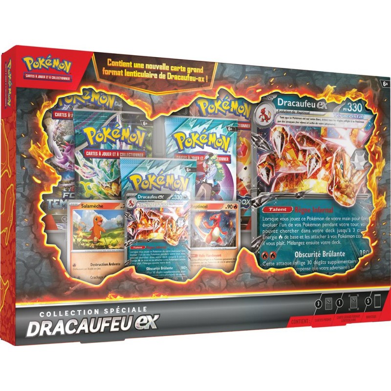 Pokémon JCC : Pokémon : Coffret Collection spécial Dracaufeu ex - FR